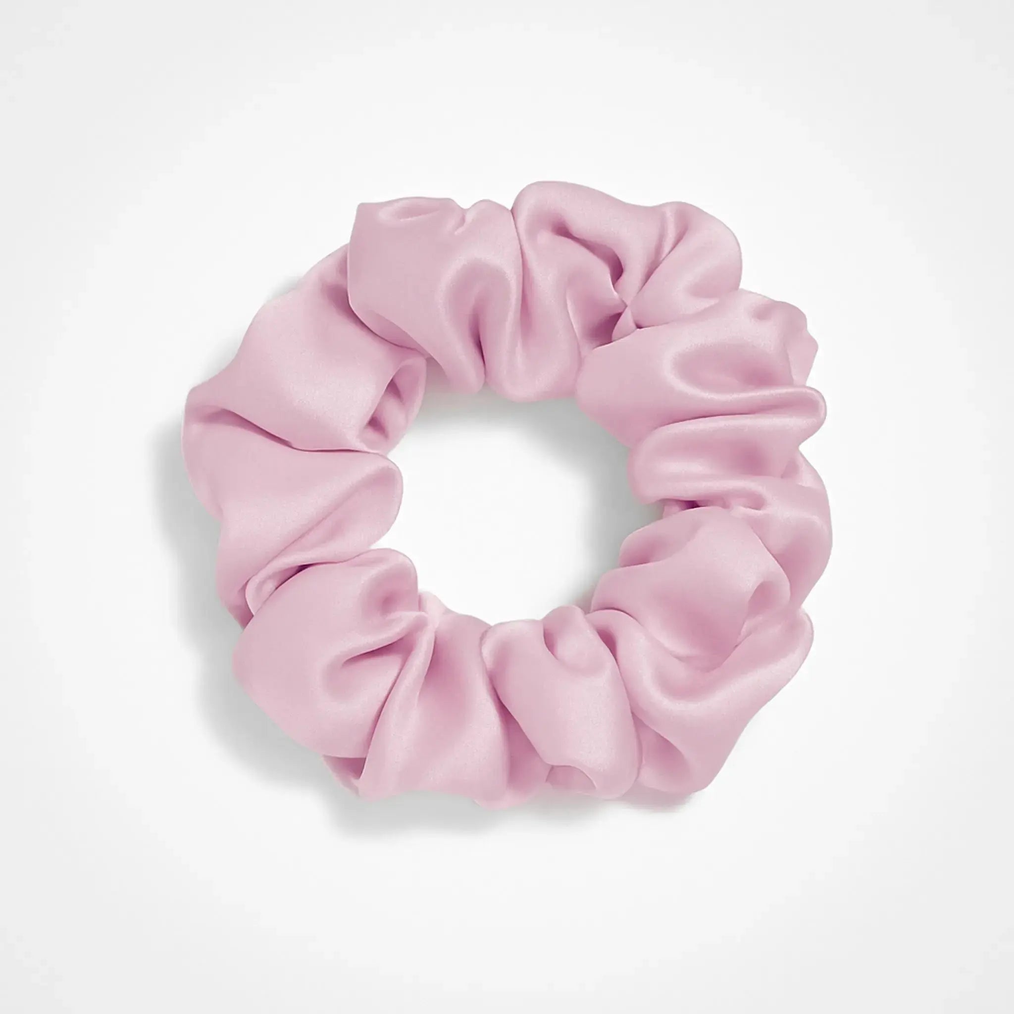 Premium Silk Scrunchie in Dusty Rose, 23 momme mulberry silk hair scrunchie