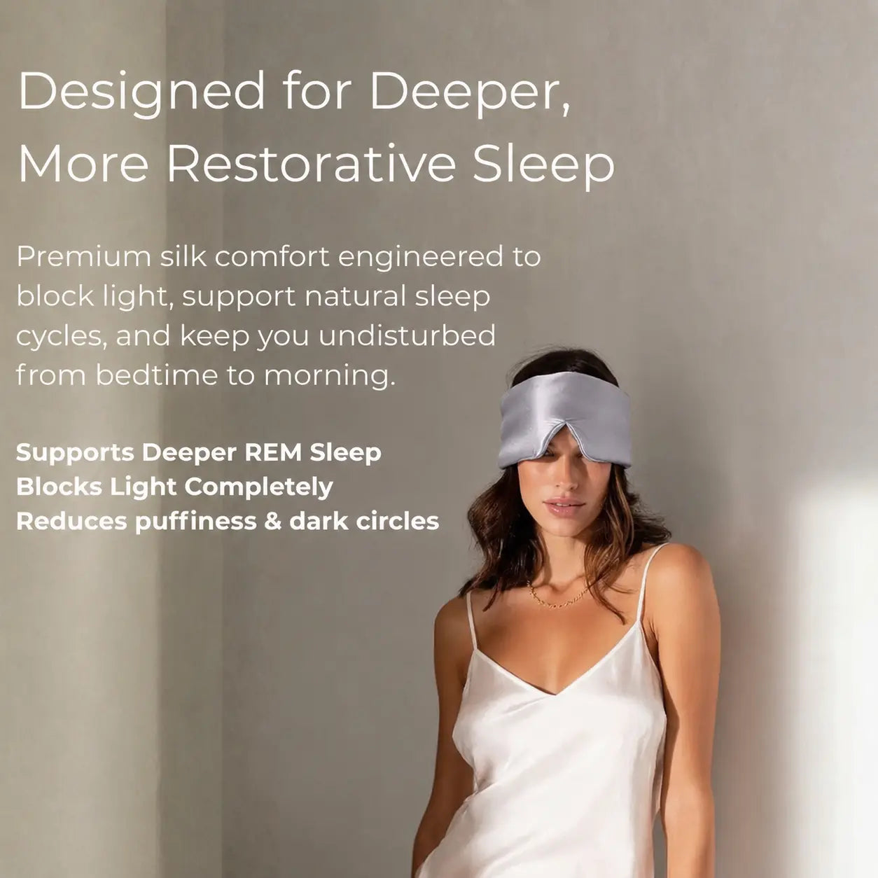 Deep Sleep Mask 23 Momme Mulberry Silk