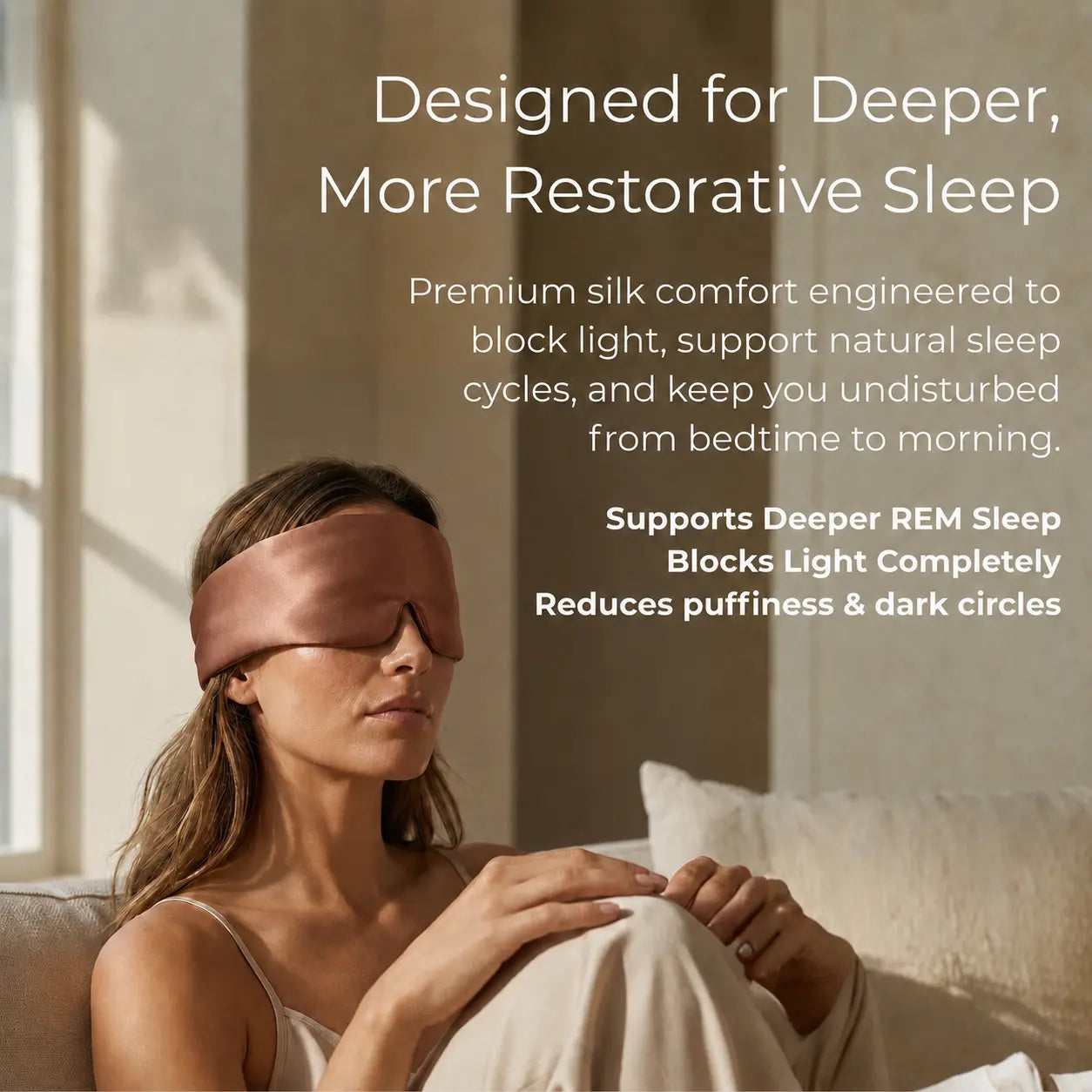 Deep Sleep Mask 23 Momme Mulberry Silk